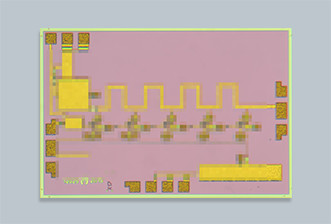 DC-40 GHz超寬帶GaAs MMIC分布式低噪聲放大器芯片CMD242