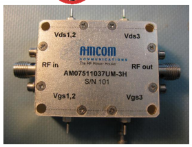 C波段X波段功率放大器模塊7.5 - 110GHz——AM07511037UM-3H