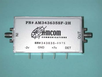 S波段2級功率放大器模塊AM343635SF-2H