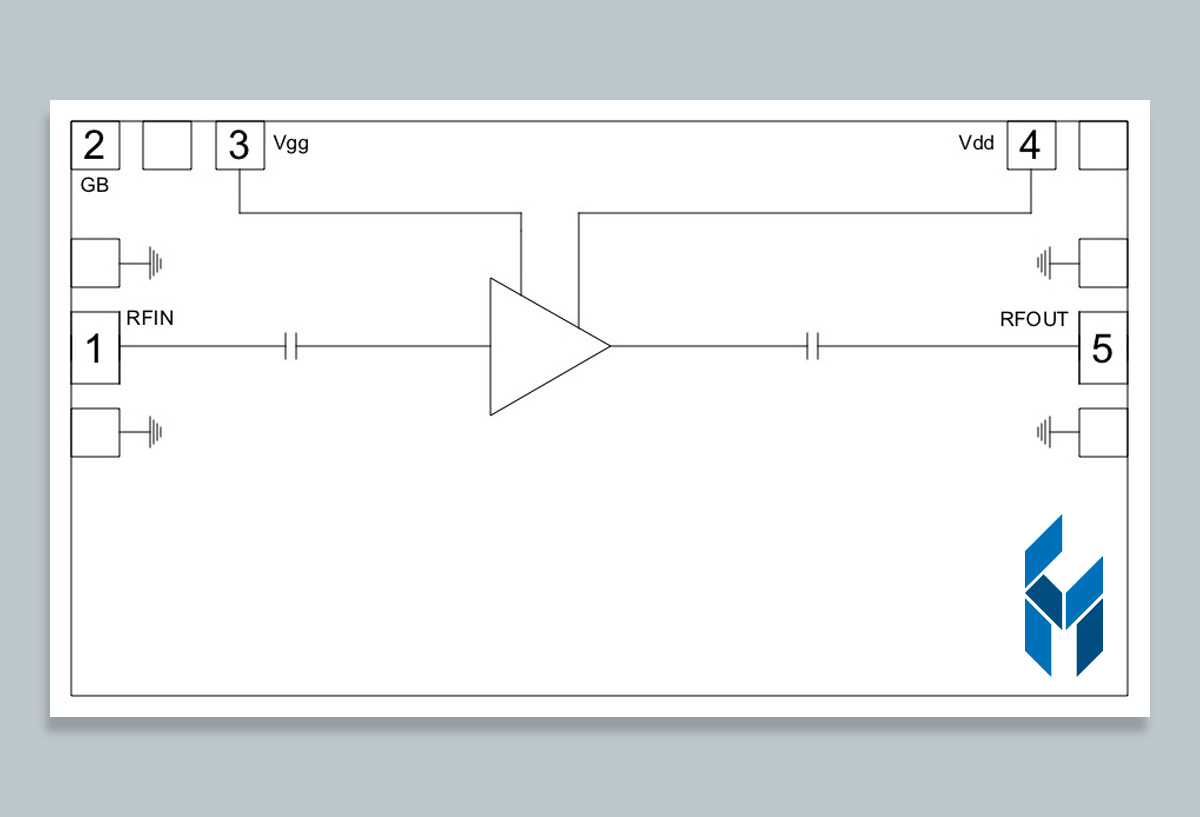 CMD298小尺寸K波段低噪聲放大器芯片17-25GHz