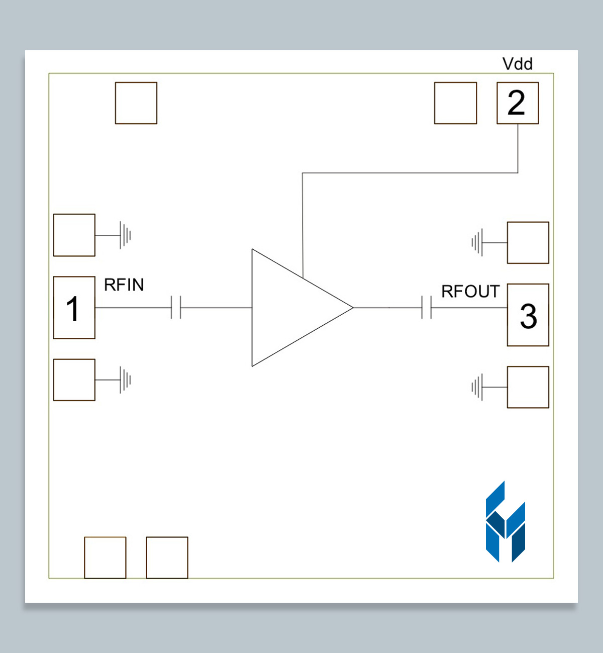 CMD185寬帶C波段低噪聲放大器芯片  Custom mmic現貨