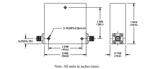 F2085-0203-67 SMA母同軸連接器WENTEQ尺寸 F2085-0203-67 SMA母同軸連接器WENTEQ尺寸