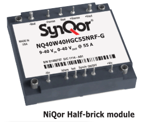 NQ40W40HGx55半磚DC-DC電源模塊SynQor NQ40W40HGx55半磚DC-DC電源模塊SynQor