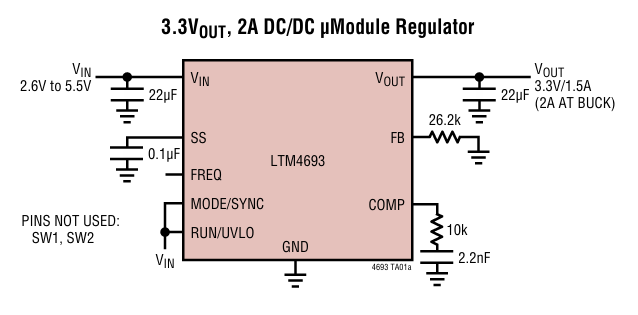 LTM4693應用電流 LTM4693應用電流