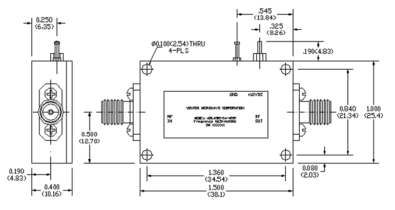 ALN4300-02-2335毫米波低噪聲放大器WENTEQ ALN4300-02-2335毫米波低噪聲放大器WENTEQ