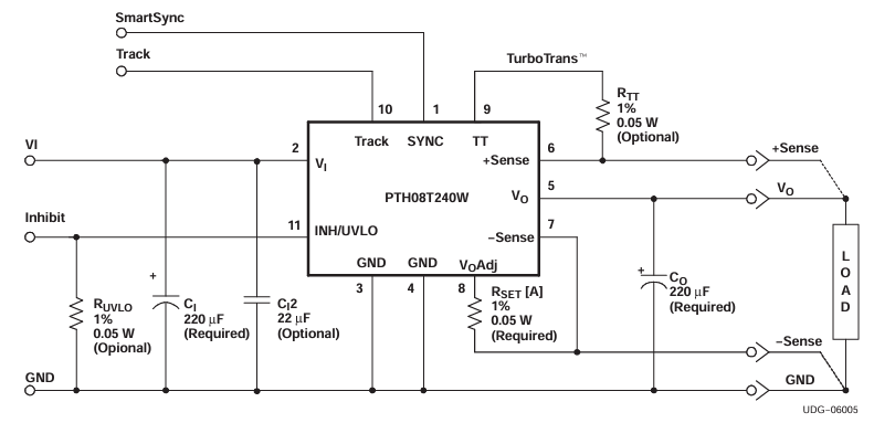 PTH08T240WAD 電源模塊 PTH08T240WAD 電源模塊