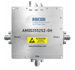 AMCOM大功率10–2500MHz單刀雙擲T/R開關AM002552S2-0H