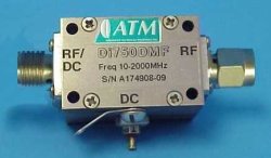 ?ATM Microwave偏置三通/直流注入器 - SMA、N 型和 BNC